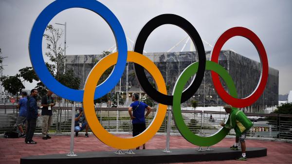 Rio de Janeiro, 2016. augusztus 3.
Az olimpiai ötkarika a Rio de Janeiró-i Olimpiai Parkban 2016. augusztus 2-án, három nappal a riói nyári olimpia kezdete elõtt.
MTI Fotó: Czeglédi Zsolt