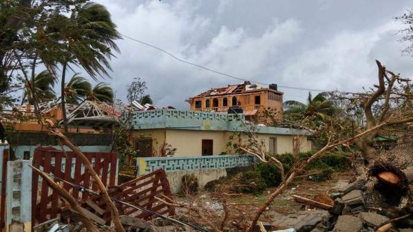 Pictures of the Hurricane Matthew in low resolution sent by Christian Aid.

Important: Photos sent to CA via a clearing system and therefore could be from a number of sites in Haiti. At this time, we donât know where.