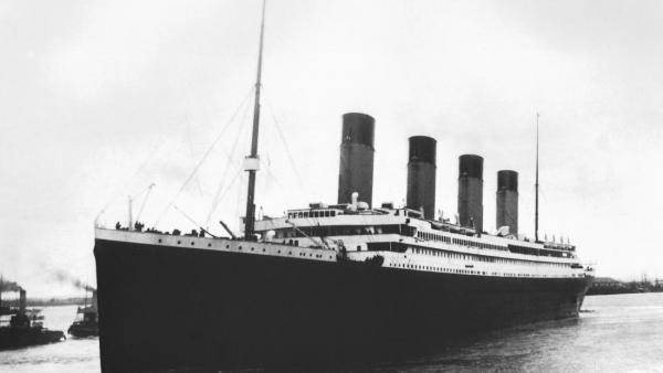 UNITED KINGDOM - JANUARY 29:  RMS Titanic was built in Belfast, Ireland, by Harland and Wolff Shipbuilders. Nearly the length of three football fields Titanic was, at the time, the largest moving object ever created and also one of the most lavishly appoi