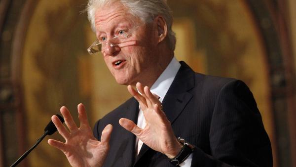 Former President Bill Clinton speaks at Georgetown University in Washington, Tuesday, April 21, 2015. (AP Photo/Jacquelyn Martin)