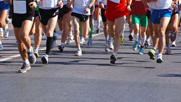 Runners at a Marathon