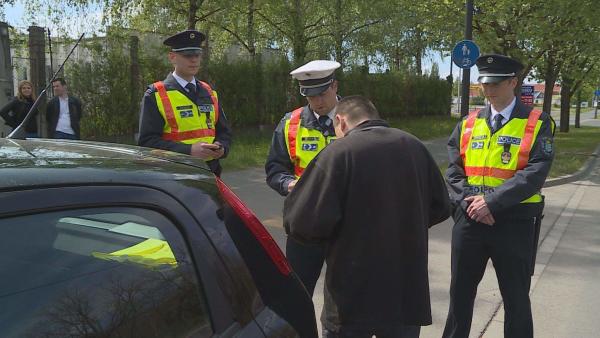 Rendőrségi ellenőrzés húsvétkor. Fotó: Tóth Áron