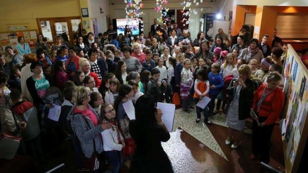 A díjátadón. Fotó: Dél-Békés Mezőgazdasági Termelőiért Közhasznú Alapítvány