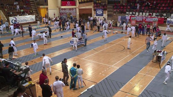 A városi sportcsarnok, a Gyulai úti vívóterem és a Csaba Center a csabai verseny három helyszíne (Fotó: Kovács Dénes)