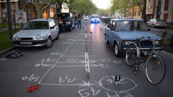 Könnyű sérüléssel járó közlekedési baleset Békéscsabán