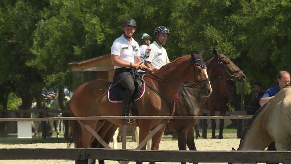 Rendőrlovas verseny Mezőhegyesen. Fotó: Fazekas Róbert