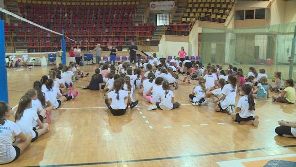 Napi két edzés várta a lányokat a táborban (Fotó: Kugyelka Attila)