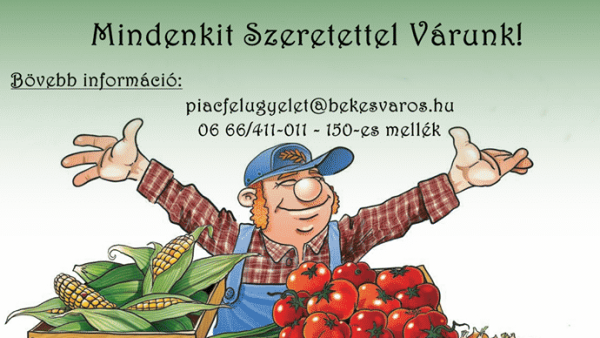 Helyi ízek kavalkádja a békési piacon