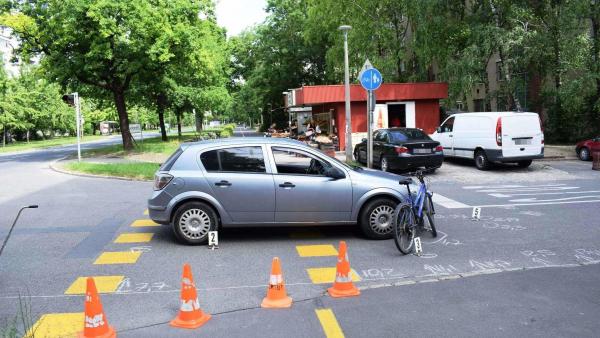 Baleset. Fotó: police.hu