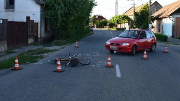 Az orosházi baleset. Fotó: police.hu