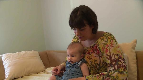 Vágvölgyi Nóra, a 7.Tv műsorvezetője is az anyatejes táplálás híve (Fotó: Ujházi György)