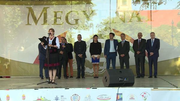 Megyenap 2017-ben Békéscsaba főterén. Fotó: Ujházi György