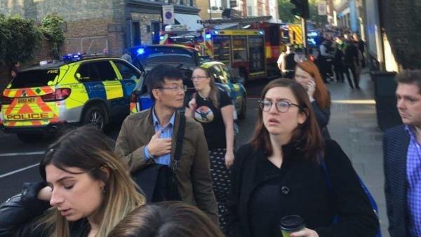 Londoni utcakép az incidens közeléből (Forrás: Twitter)