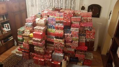 Múlt évben 702 doboznyi ajándék gyűlt össze és jutott el a gyerekekhez
