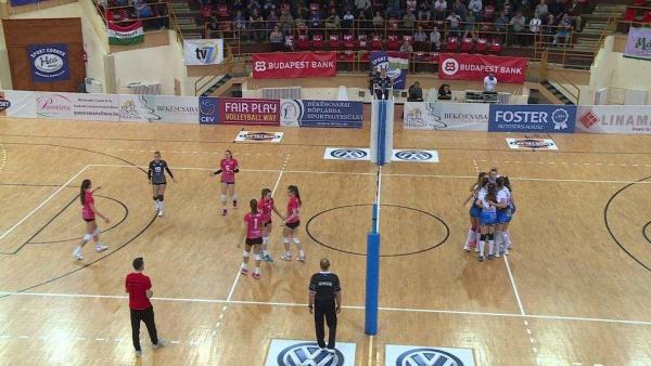 A kék-fehérben pályára lépő csabaiak biztosan győztek (Fotó: Ujházi György)