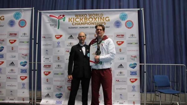 Gasparik Róbert és az ezüstérmes Vida Balázs