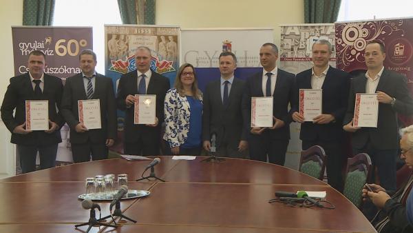 Hat gyulai cég kapta meg a MagyarBrands 2017 díjat. Fotó: Kugyelka Attila