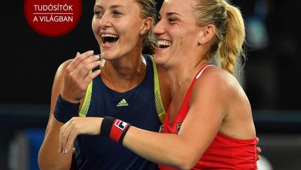 Babos (jobbra) először ünnepelhet felnőtt Grand Slam Torna-győzelmet.(Fotó: AFP)