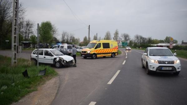 Baleset 2018.04.17-én. Fotó: police.hu