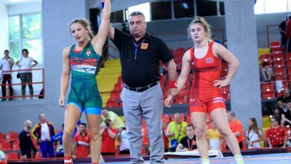 Az újrázó Európa-bajnok Szél Anna (Fotó: United World Wrestling)