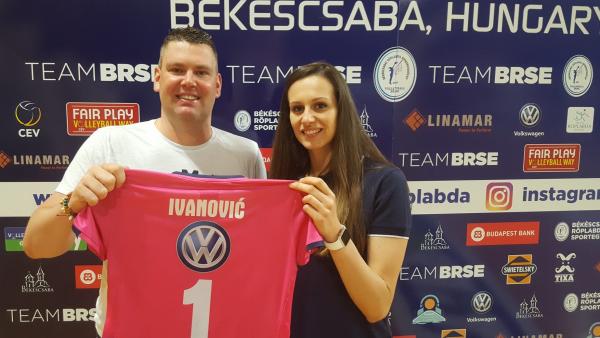 Baran Ádám és Ksenija Ivanovic. Fotó: egyesület