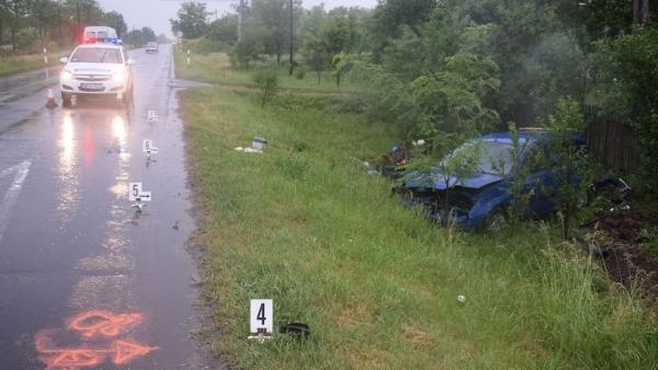 Baleset 2018.05.15.-én. Fotó: police.hu