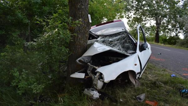 Baleset Bucsánál 2018.05.24.-én. Fotó: police.hu