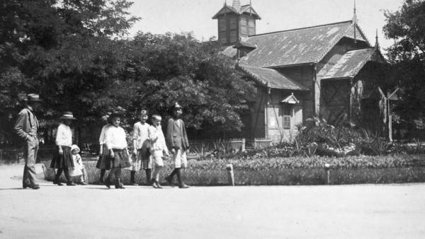 Széchenyi liget, 1915. Fotó: Fortepan