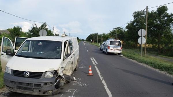 Baleset Kardosnál, 2018.06.17.-én. Fotó: police.hu

