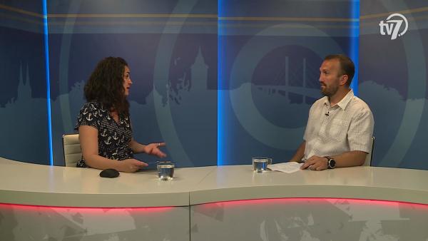 Zámbori Eszter beszélgetett Kálmán Tiborral a 7.TV Aktuális című magazinjában