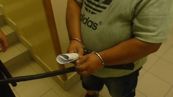 A román állampolgárságú férfit előzetesbe helyezték. Fotó: police.hu