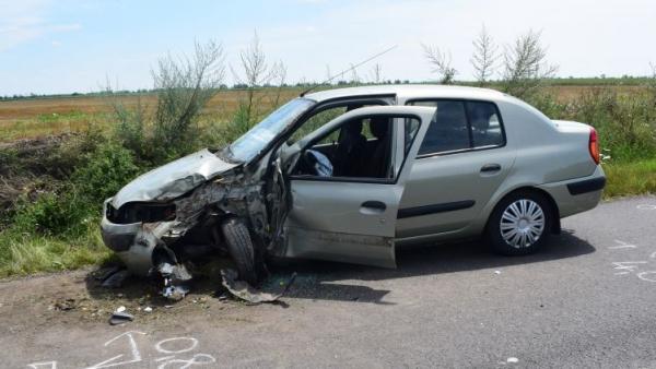 Baleset Nagyszénás külterületén, 2018.07.16.-án. Fotó: police.hu