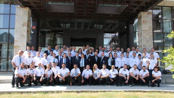 A képzésen résztvevő bírák Bulgáriában. Fotó: Békés Megyei Harcművész Szövetség