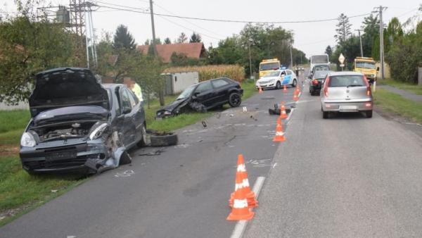A békéscsabai baleset. Forrás: police.hu