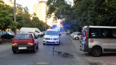 Kerékpáros baleset Orosházán. Forrás: police.hu