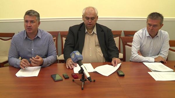 Bíró Csaba (balról jobbra), Hanó Miklós és Kozma János (Fotó: Fazekas Róbert)