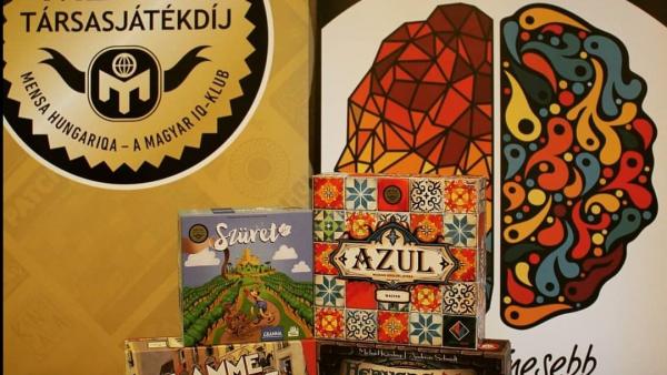 A Mensa HungarIQa által tesztelt és védjegyével ellátott társasjátékok (fotó: hirado.hu)
