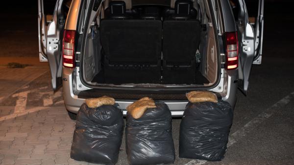 A lefoglalt dohánytermék. Fotó: NAV