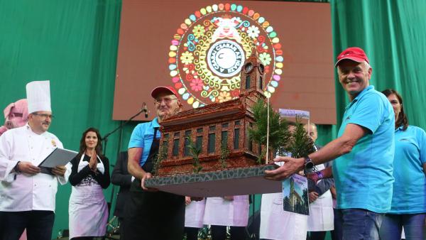 A 22. Csabai Kolbászfesztivál második napjának eredményhirdetése. Fotó: Csabai Kolbászfesztivál