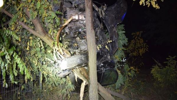 A Medgyesegyháza és Orosháza közt történt baleset. Forrás: police.hu
