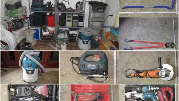 Többek között ezeket a tárgyakat vitte el a békéscsabai sorozatbetörő. Fotó: police.hu