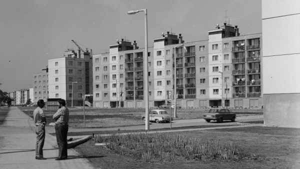  A békéscsabai, Lencsési lakótelep 1976-ban (forrás: FORTEPAN/Kádas Tibor)