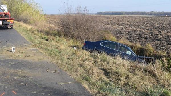Baleset Békéscsabán, 2018. 11. 11.-én. Fotó: police.hu