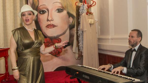 Paczuk Gabi és Vozár M. Krisztián a zenés esten (fotó: A-Team)