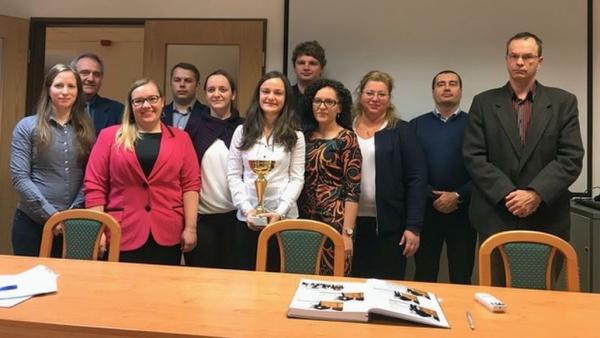 Fiatal belgyógyászok adtak elő az Orosházi Kórházban. Fotó: Orosházi Kórház