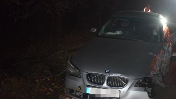 Baleset Békéscsaba külterületén 2018.12.02.-án. Fotó: police.hu