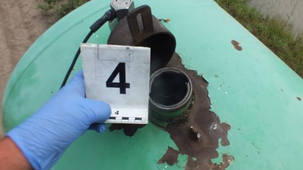 Gázolajat loptak, elkapták őket. Fotó: police.hu