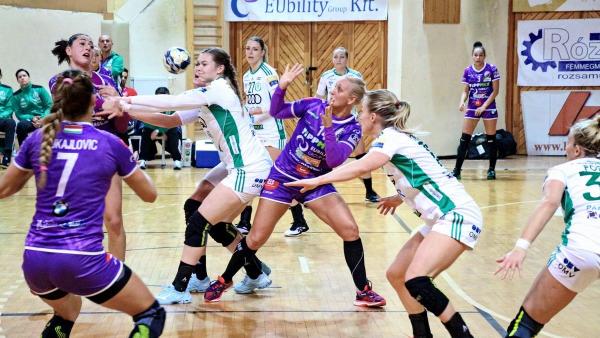 Zöldi-Tóth Kata utolsó Győr elleni mérkőzésén (Fotó: Milyó Pál)