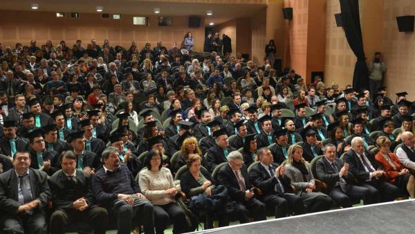 A SZIE Szarvason végzett hallgatói vehették át okleveleiket 2019. január 25.-én. Fotó: Newjság/Lovász Gergely