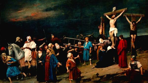 Munkácsy Mihály: Golgota. Forrás: Wikipédia